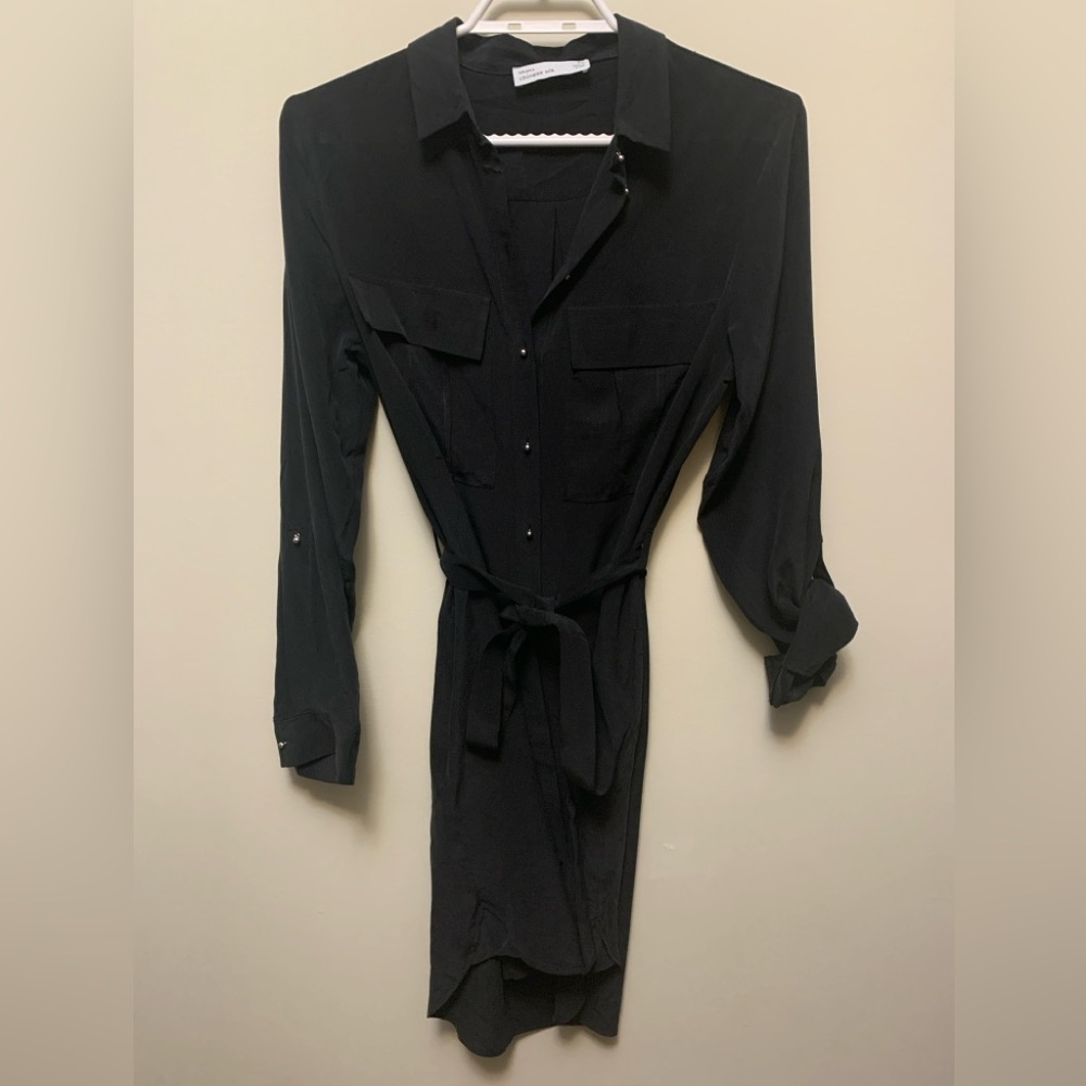Grana Chinese Silk Shirt Dress